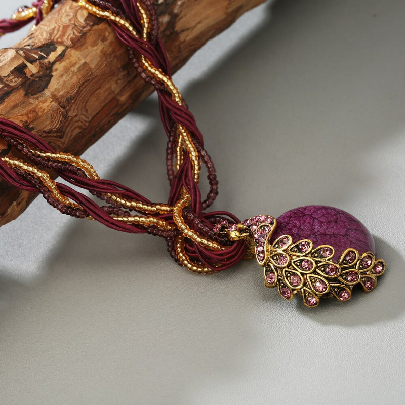 Colar Boho Aslesha Vintage Chic