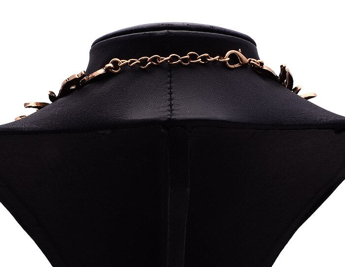 Colar Étnico Choker Metal Vintage