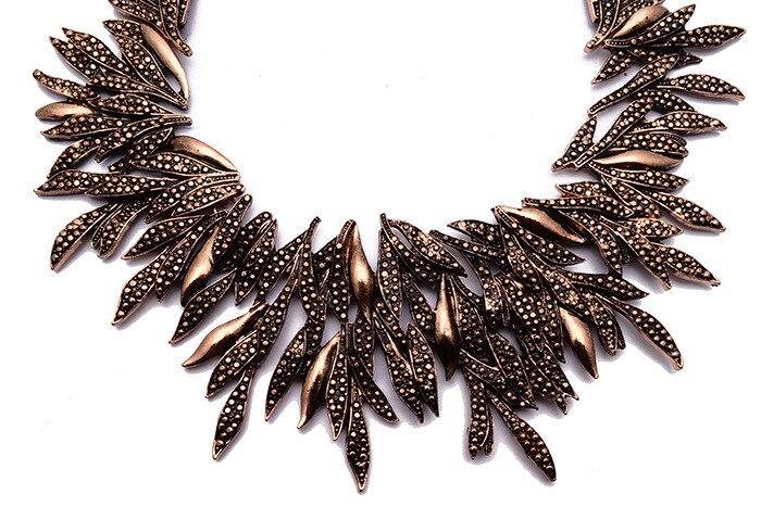 Colar Étnico Choker Metal Vintage