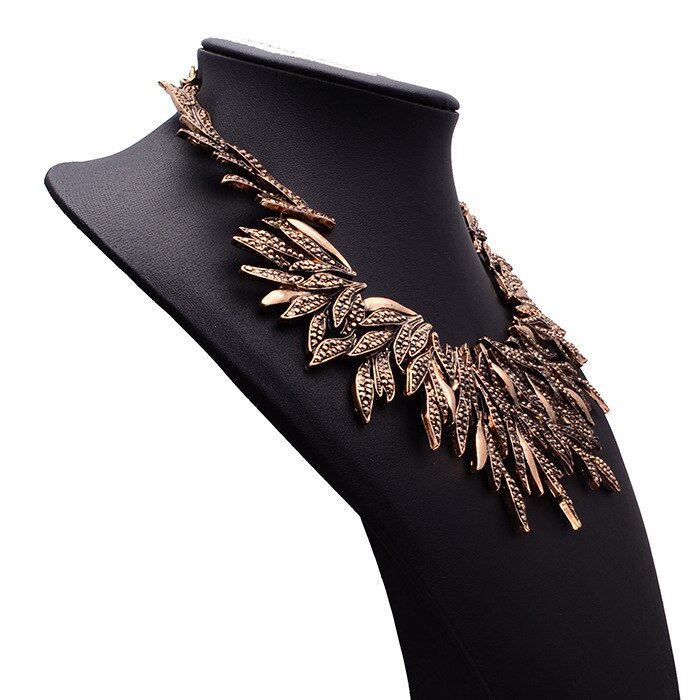 Colar Étnico Choker Metal Vintage