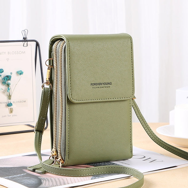 Bolsa Carteira Com Visor Para Celular Tecnologia Antifurto