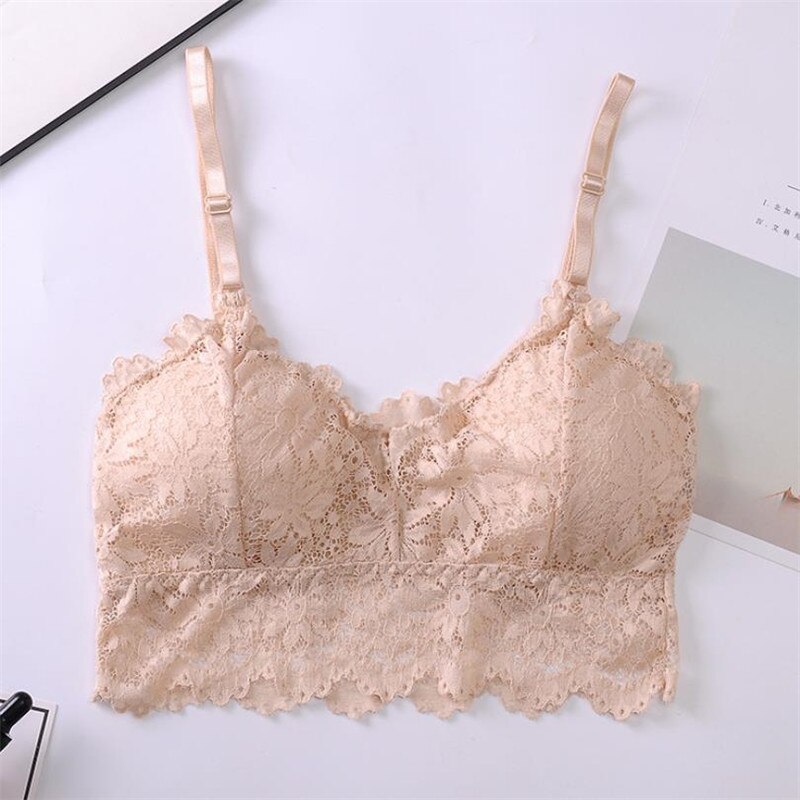 Top Sutiã Anabelly Bojo Removível Renda Floral