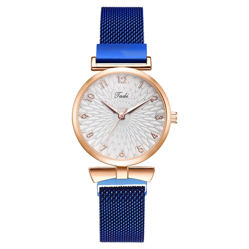 Relógio Feminino Luxo Quartzo + Pulseira