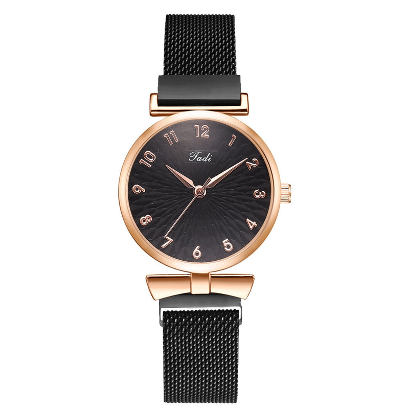 Relógio Feminino Luxo Quartzo + Pulseira