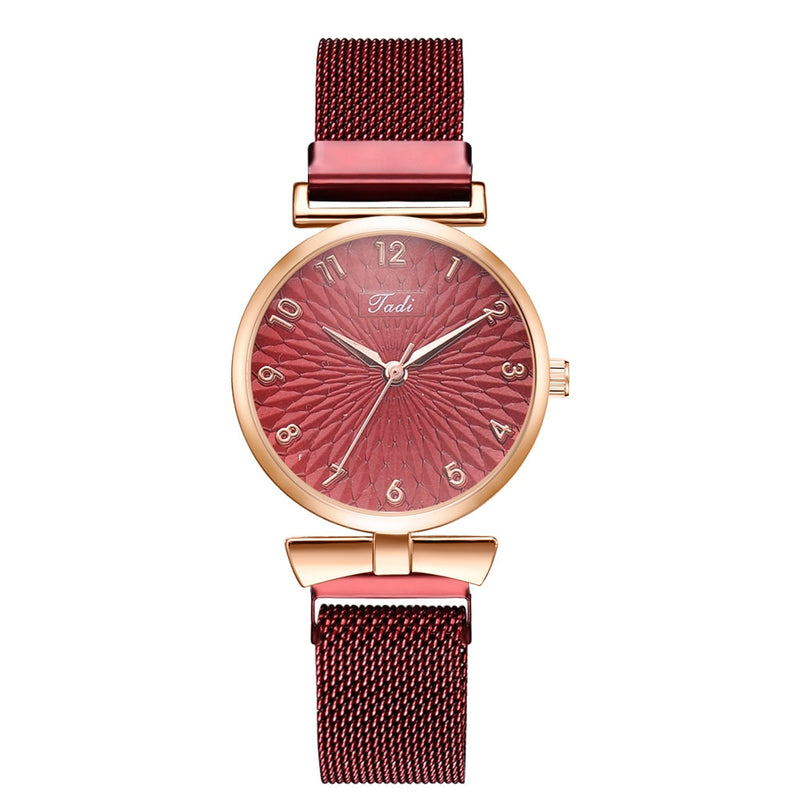 Relógio Feminino Luxo Quartzo + Pulseira