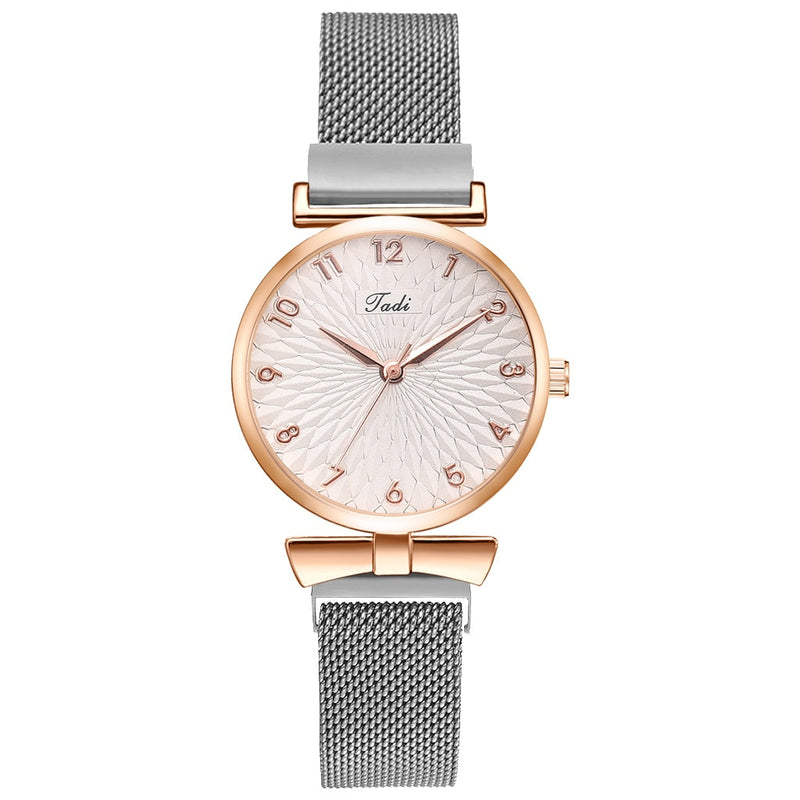 Relógio Feminino Luxo Quartzo + Pulseira