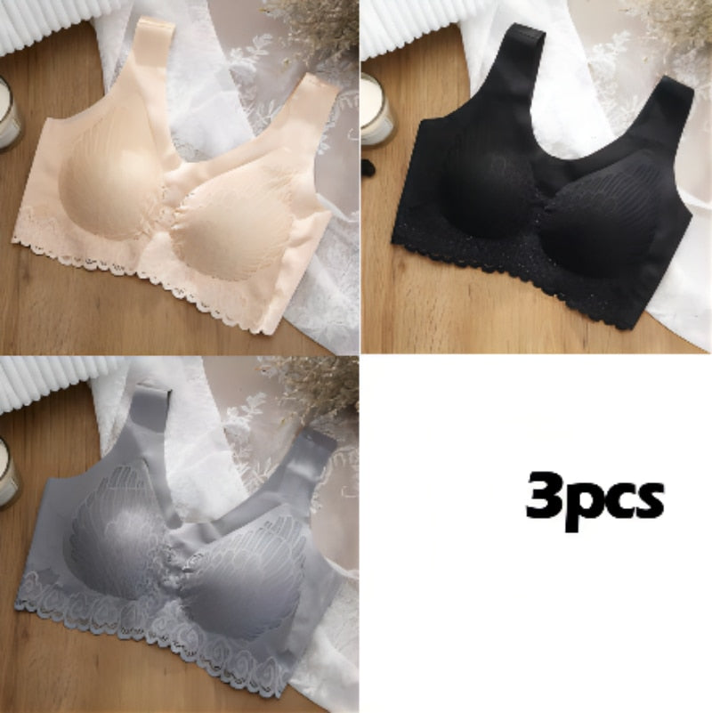 Sutiã Soutien Sem Costura Confort Plus - 3 Peças