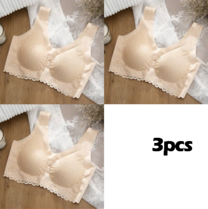 Sutiã Soutien Sem Costura Confort Plus - 3 Peças