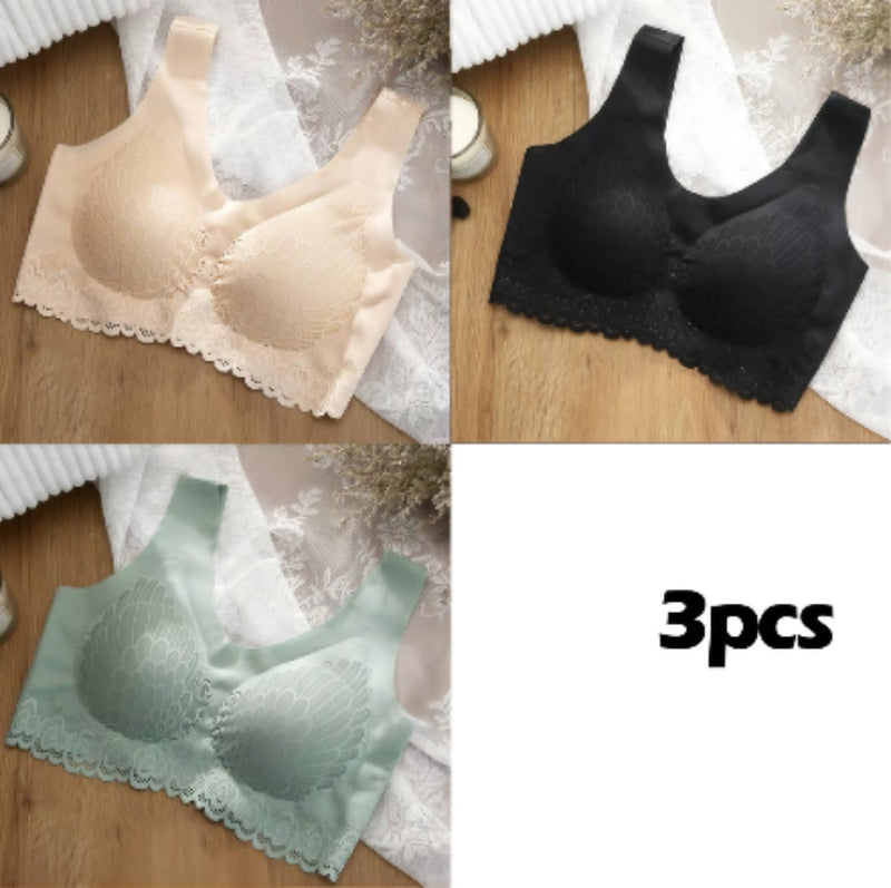 Sutiã Soutien Sem Costura Confort Plus - 3 Peças